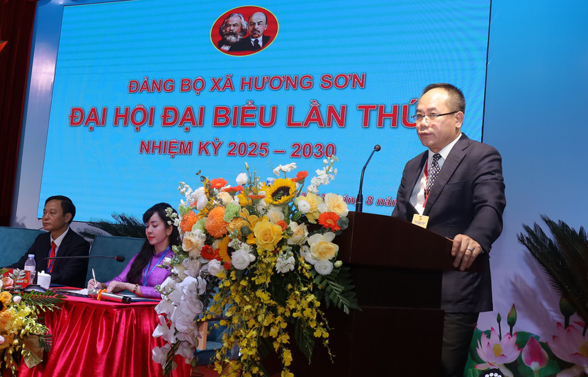 Trung tướng Nguyễn Thanh Tùng phát biểu chỉ đạo tại Đại hội