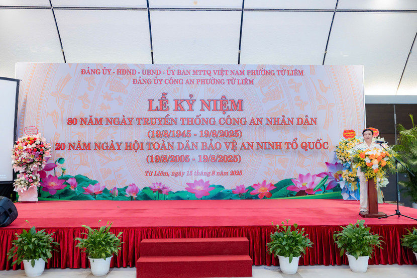 Thượng tá Lê Xuân Hanh, Trưởng CAP phát biểu tiếp thu ý kiến chỉ đạo