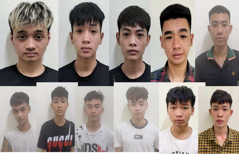 Các đối tượng bị Cơ quan CSĐT - CAH Quốc Oai khởi tố