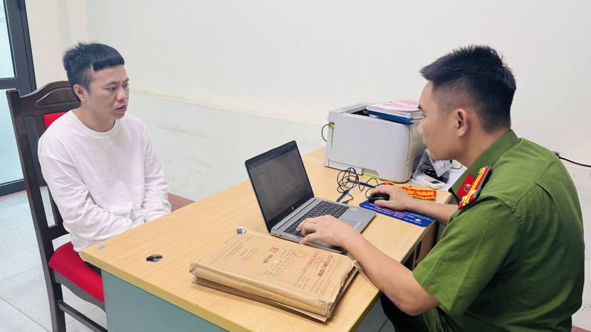 Cơ quan điều tra tiến hành ghi lời khai Lờ A Vảng