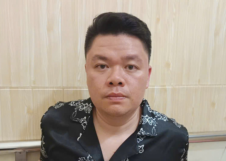 Đối tượng Bùi Đức Thành tại Công an phường Láng