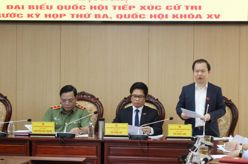 Ông Bùi Hoài Sơn, Ủy viên Thường trực Uỷ ban Văn hóa, Giáo dục của Quốc hội thông tin đến cử tri dự kiến chương trình kỳ họp thứ 3, Quốc hội khóa XV