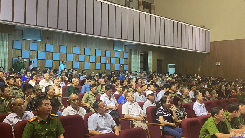 Các đại biểu dự hội nghị tập huấn