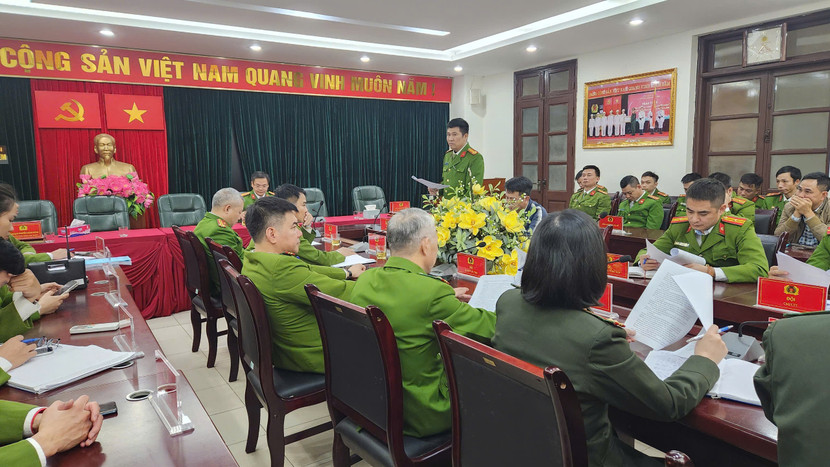 Quán triệt, trao đổi nghiệp vụ trước khi xuất quân Quán triệt, trao đổi nghiệp vụ trước khi xuất quân