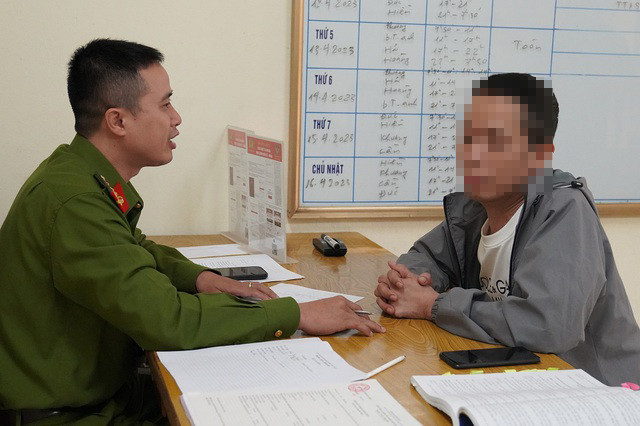 Cơ quan công an làm việc với L.T.N Cơ quan công an làm việc với L.T.N