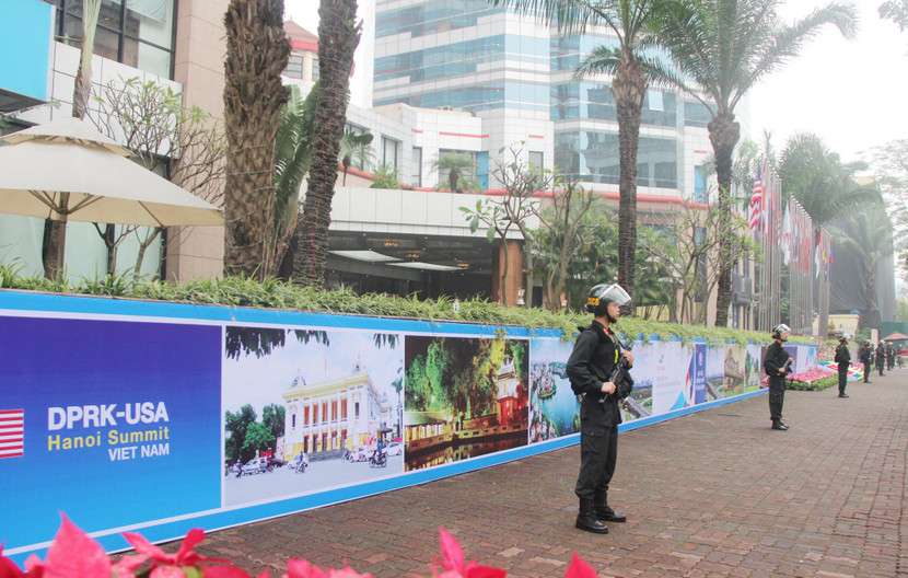 Lực lượng CSCĐ tham gia bảo vệ Hội nghị thượng đỉnh Mỹ - Triều Tiên năm 2019 tại Hà Nội