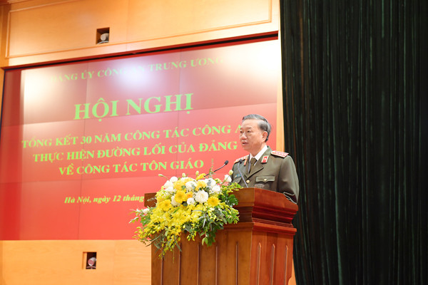 Đại tướng Tô Lâm, Ủy viên Bộ Chính trị, Bộ trưởng Bộ Công an chủ trì hội nghị Đại tướng Tô Lâm, Ủy viên Bộ Chính trị, Bộ trưởng Bộ Công an chủ trì hội nghị