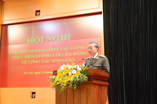 Đại tướng Tô Lâm, Ủy viên Bộ Chính trị, Bộ trưởng Bộ Công an chủ trì hội nghị