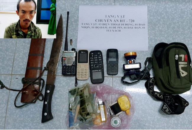 Đối tượng Của Vừ cùng tang vật vụ án