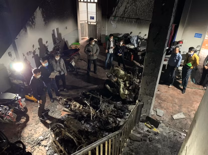 Hiện trường vụ cháy