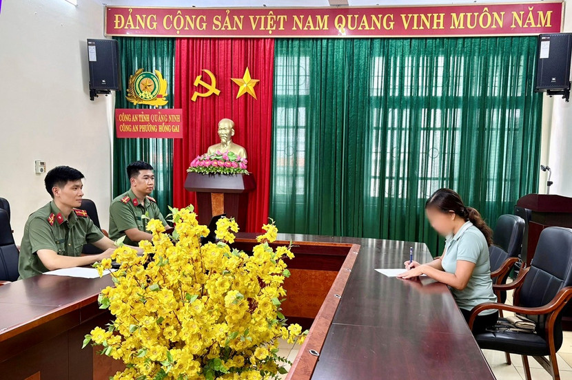 Cơ quan công an làm việc với N.H.A.T Cơ quan công an làm việc với N.H.A.T