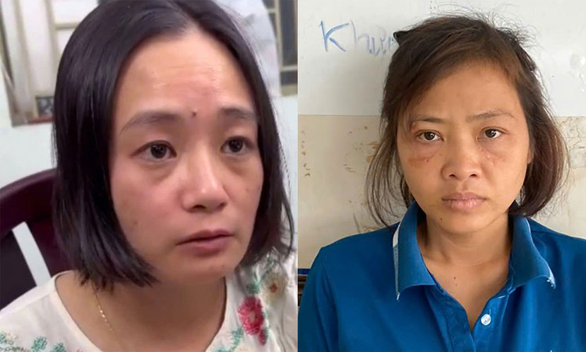 Các đối tượng Cao Thị Thu Phương và Nguyễn Thị Ánh Đào