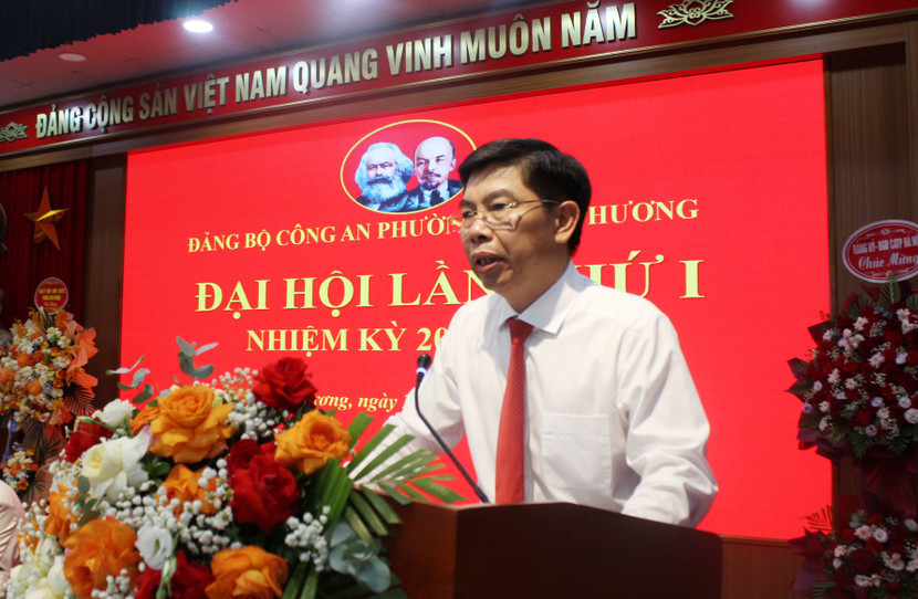 Đồng chí Lâm Quang Thao, Bí thư Đảng bộ, Chủ tịch HĐND phát biểu chỉ đạo tại Đại hội Đồng chí Lâm Quang Thao, Bí thư Đảng bộ, Chủ tịch HĐND phát biểu chỉ đạo tại Đại hội