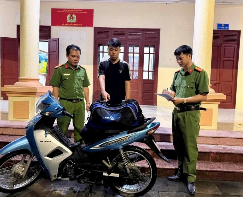 Phan Anh Thái và chiếc xe trộm cắp được