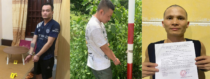 Các đối tượng Phạm Văn Thắng, Phạm Văn Thủy và Trương Văn Khánh