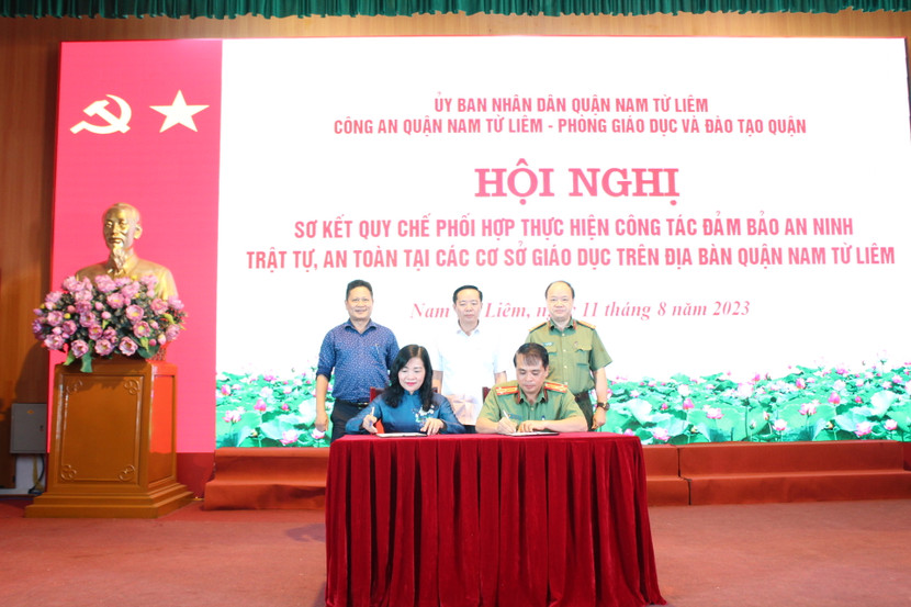 Hai ngành công an và giáo dục ký kết quy chế phối hợp trong giai đoạn mới