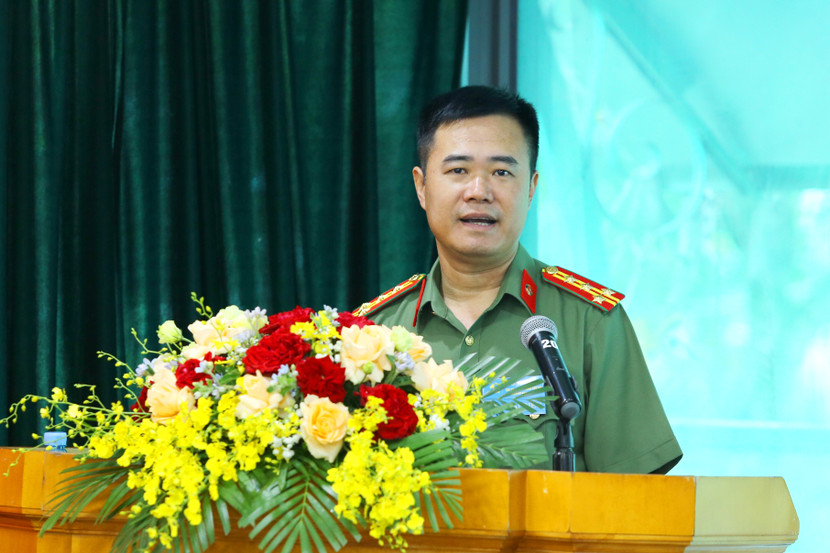 Đại tá Nguyễn Ngọc Quyền - Phó Giám đốc CATP mong muốn, tin tưởng tập thể Báo sẽ vượt qua thách thức, khó khăn, tiếp tục củng cố, phát huy thương hiệu An ninh Thủ đô.