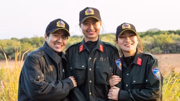 3 bóng hồng xinh đẹp của Trung tâm Huấn luyện quốc gia về phòng, chống khủng bố