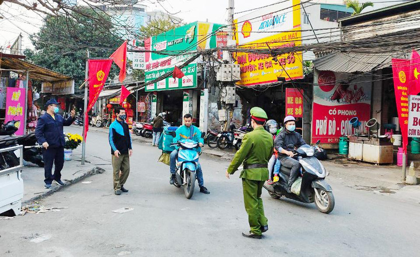 Xử lý nghiêm các trường hợp không đeo khẩu trang khi lưu thông trên đường