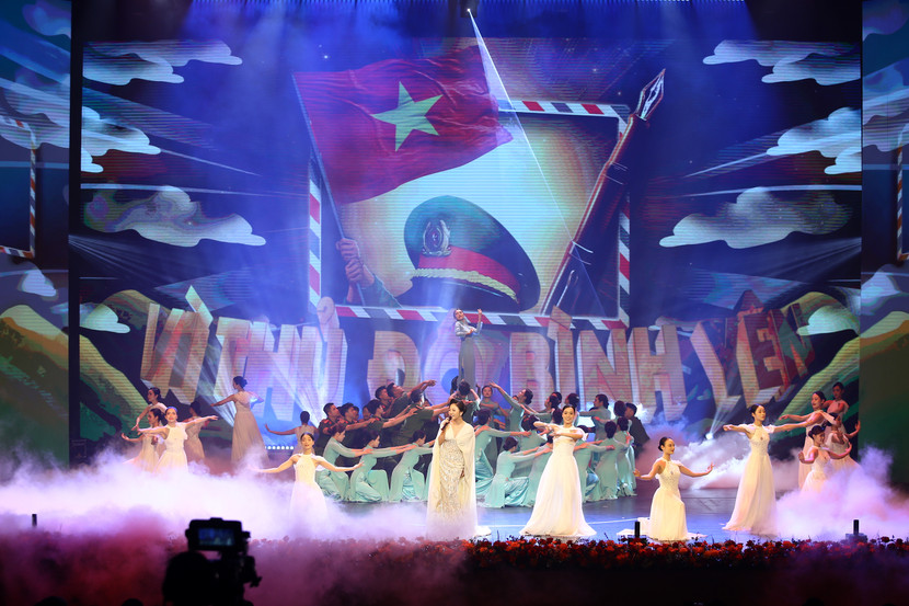 Một trong những tiết mục nhiều cảm xúc tại chương trình