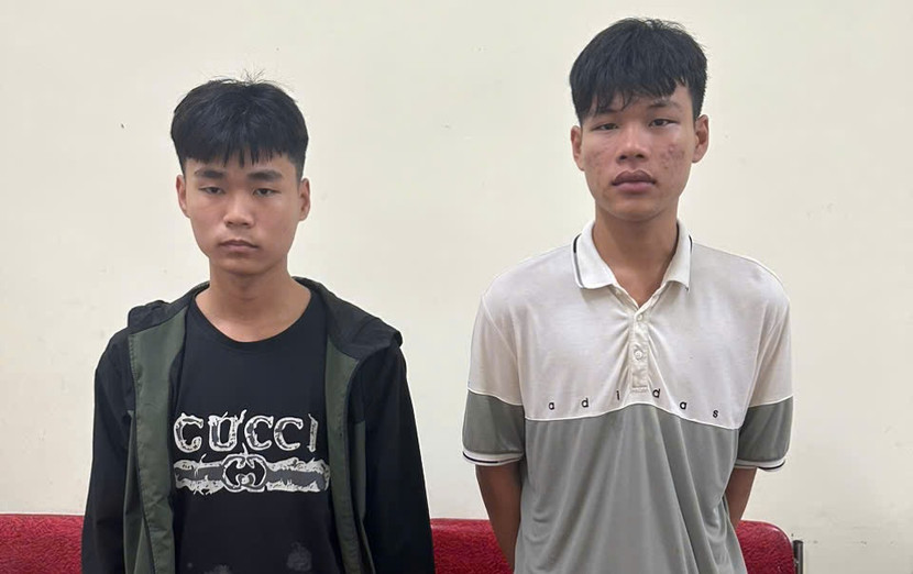 Hai đối tượng Bùi Đình Huy và Phan Viết Thông