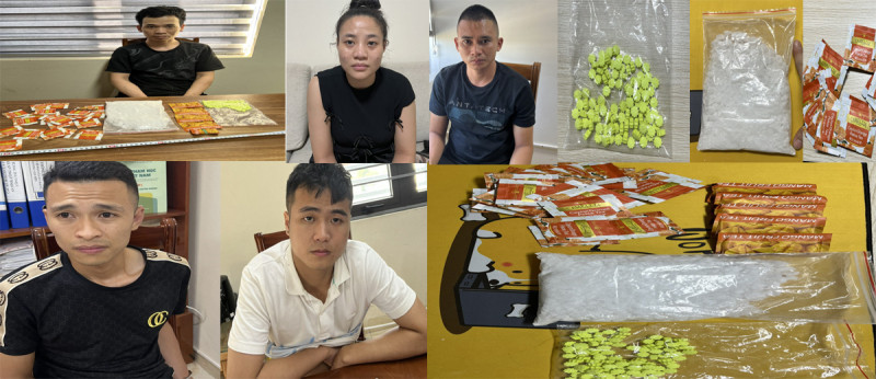 Các đối tượng và tang vật vụ án Các đối tượng và tang vật vụ án