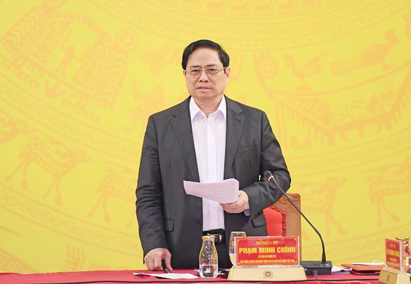 Thủ tướng Chính phủ Phạm Minh Chính phát biểu tại Hội nghị Thủ tướng Chính phủ Phạm Minh Chính phát biểu tại Hội nghị