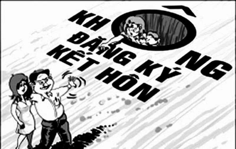 Sống chung không đăng ký kết hôn, để lại những hậu quả khi chia tay (Ảnh minh họa) Sống chung không đăng ký kết hôn, để lại những hậu quả khi chia tay (Ảnh minh họa)