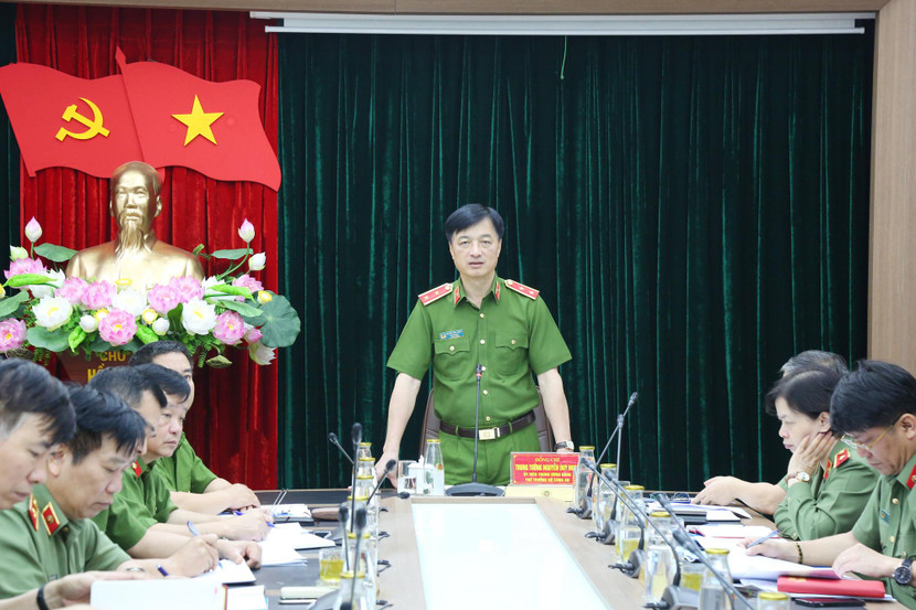 Trung tướng Nguyễn Duy Ngọc, Ủy viên Trung ương Đảng, Thứ trưởng Bộ Công an chủ trì Hội nghị Trung tướng Nguyễn Duy Ngọc, Ủy viên Trung ương Đảng, Thứ trưởng Bộ Công an chủ trì Hội nghị