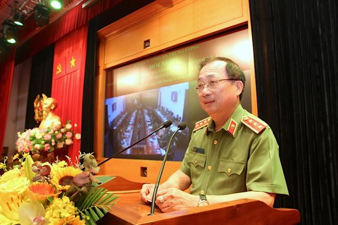 Thượng tướng Nguyễn Văn Thành, Chủ nhiệm Ủy ban kiểm tra Đảng ủy Công an Trung ương, Thứ trưởng Bộ Công an chủ trì hội nghị Thượng tướng Nguyễn Văn Thành, Chủ nhiệm Ủy ban kiểm tra Đảng ủy Công an Trung ương, Thứ trưởng Bộ Công an chủ trì hội nghị