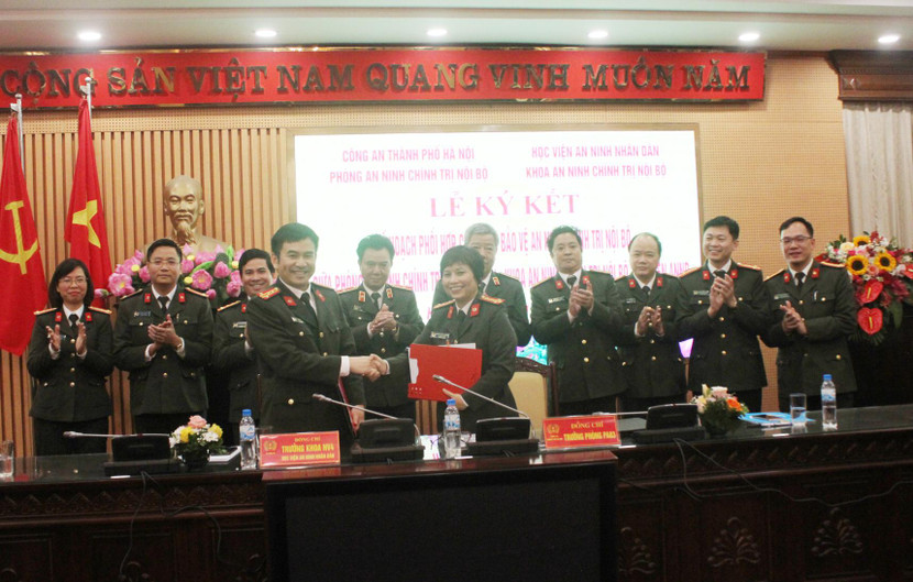 Phòng An ninh chính trị nội bộ và Khoa Nghiệp vụ 4, Học viện An ninh nhân dân ký kết quy chế phối hợp Phòng An ninh chính trị nội bộ và Khoa Nghiệp vụ 4, Học viện An ninh nhân dân ký kết quy chế phối hợp