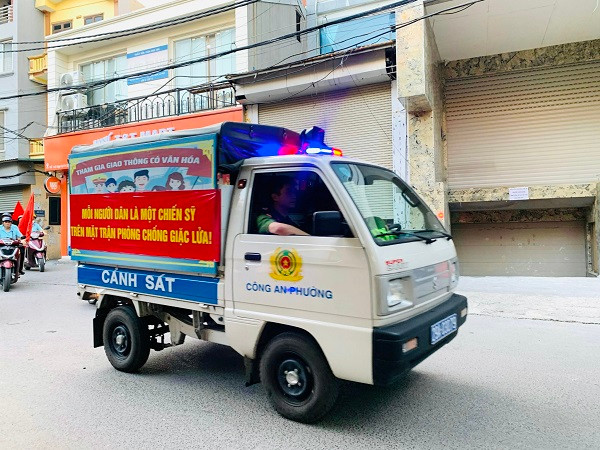 CAP Phú Đô tuyên truyền vận động phòng cháy, chữa cháy trên địa bàn dân cư