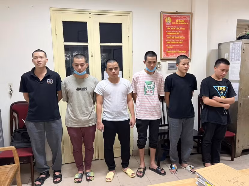 Các đối tượng trong đường dây đã bị CAQ Nam Từ Liêm bắt giữ