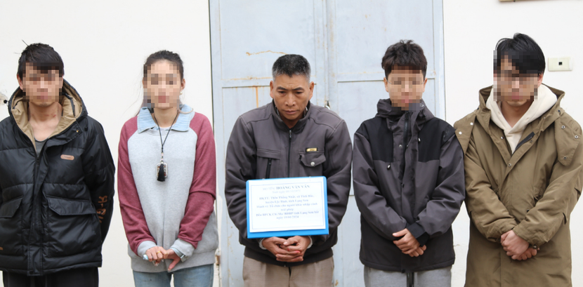 Hoàng Văn Vân và nhóm đối tượng người Trung Quốc nhập cảnh trái phép vào Việt Nam