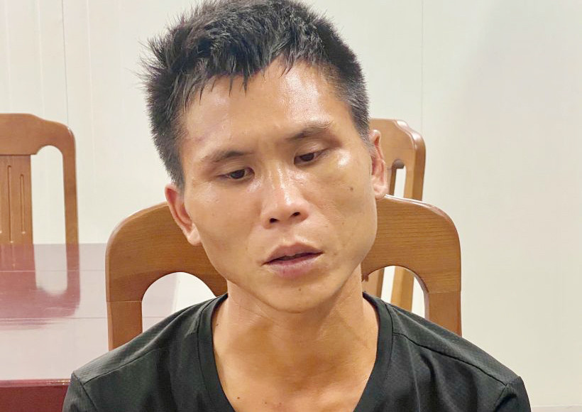 Tống Duy Lộc tại cơ quan công an