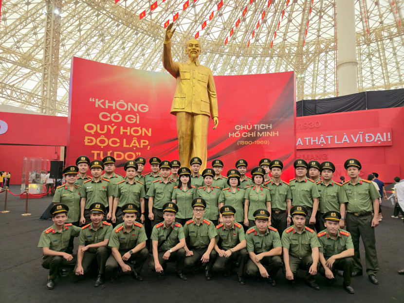 CBCS Phòng An ninh nội địa tại triển lãm