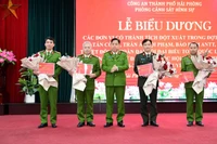 Công an Hải Phòng khen thưởng Phòng Cảnh sát Hình sự và các đơn vị có thành tích đột xuất trong đợt Cao điểm tấn công, trấn áp tội phạm