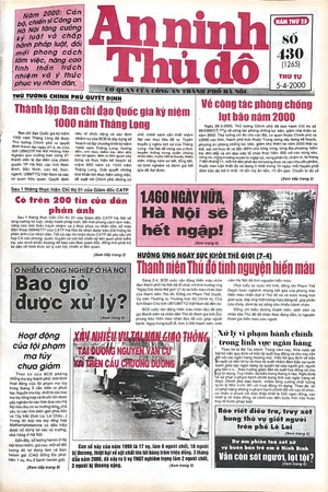 Báo An ninh Thủ đô số 01265, ngày 5/4/2000