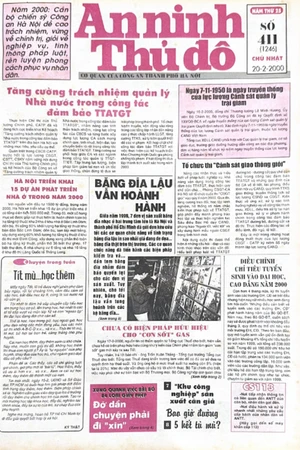 Báo An ninh Thủ đô số 1246 , ngày 20/02/2000