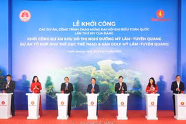 Vingroup khởi công đô thị nghỉ dưỡng suối khoáng và tổ hợp thể dục thể thao Mỹ Lâm - Tuyên Quang