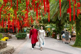 Cửa ngõ hàng không đảo Ngọc đạt đỉnh với 93 chuyến bay, bùng nổ du khách, tấp nập khách quốc tế dịp Tết Nguyên đán