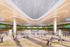 Sân bay 'chuẩn Changi' của Phú Quốc có nội thất 'đẹp như phim viễn tưởng'