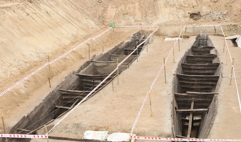 Bộ VHTT&DL yêu cầu bảo vệ, bảo tồn khẩn cấp thuyền cổ phát hiện tại Bắc Ninh