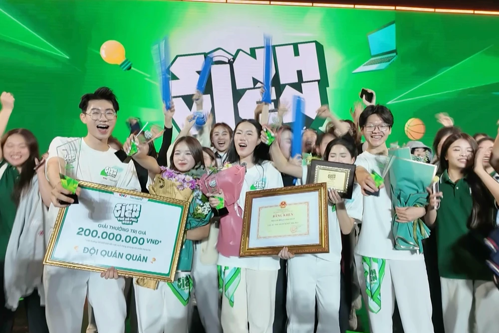 Đội HSB giành Quán quân “Sinh viên Thế hệ mới 2025” trên sóng VTV3