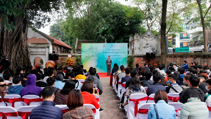 Lễ phát động cuộc thi Ký họa Văn Miếu Lễ phát động cuộc thi Ký họa Văn Miếu