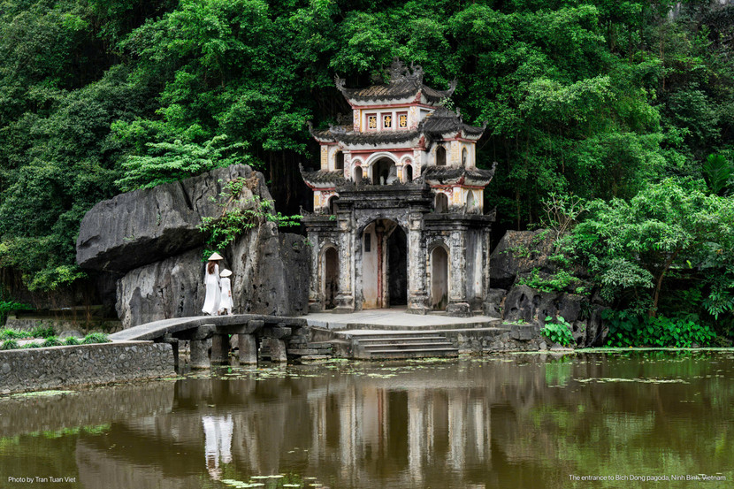 Chùa Bích Động, Ninh Bình (ảnh Trần Tuấn Việt)
