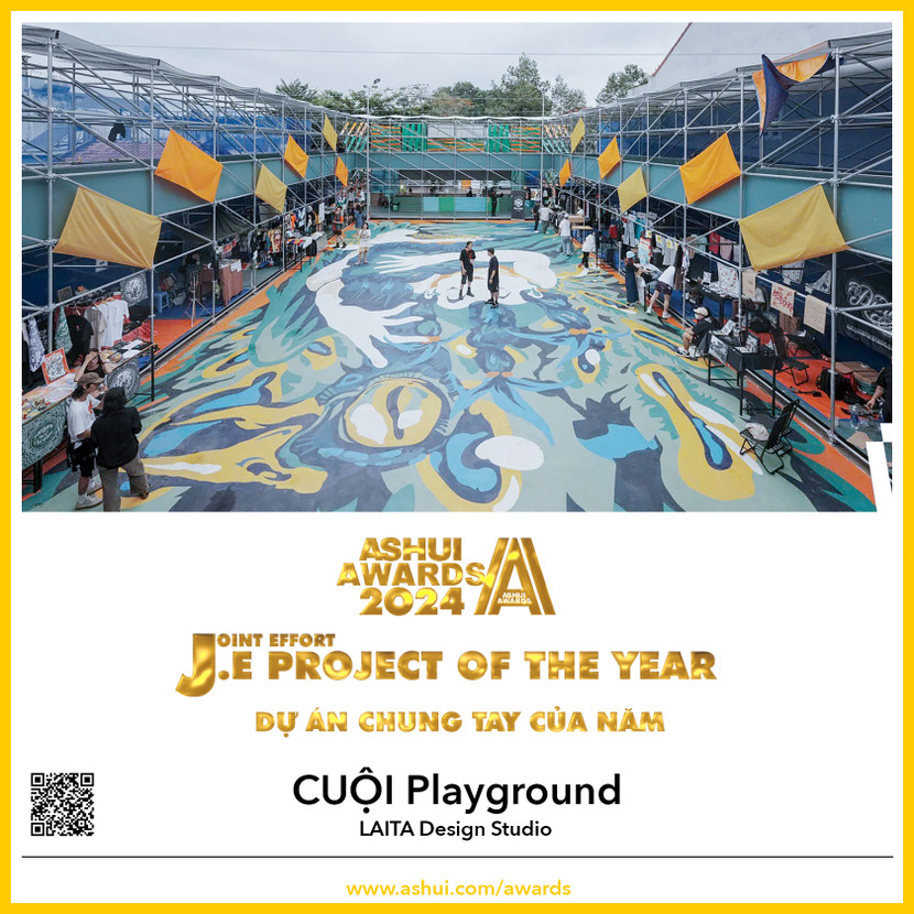 Danh hiệu Dự án Chung tay của năm thuộc về CUỘI Playground - tọa lạc trong một khu dân cư lâu đời tại phường trung tâm Phú Hòa và đối diện đại học Thủ Dầu Một Danh hiệu Dự án Chung tay của năm thuộc về CUỘI Playground - tọa lạc trong một khu dân cư lâu đời tại phường trung tâm Phú Hòa và đối diện đại học Thủ Dầu Một
