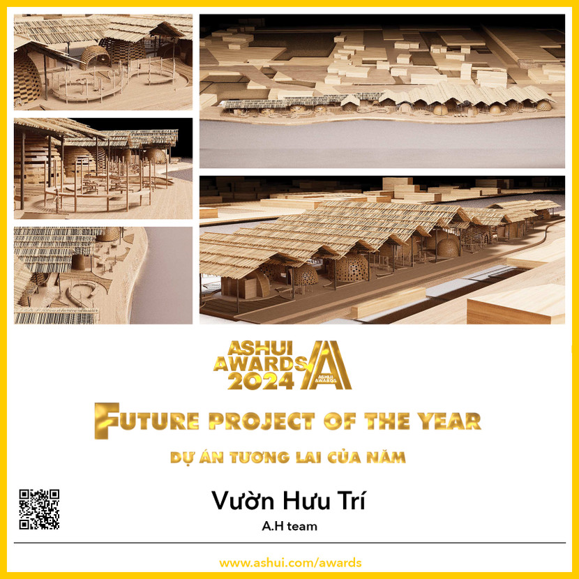 Danh hiệu Dự án Tương lai của năm thuộc về “Vườn Hưu Trí” do Nhóm A.H thiết kế, lấy cảm hứng từ tác phẩm “Tro tàn rực rỡ” của nhà văn Nguyễn Ngọc Tư Danh hiệu Dự án Tương lai của năm thuộc về “Vườn Hưu Trí” do Nhóm A.H thiết kế, lấy cảm hứng từ tác phẩm “Tro tàn rực rỡ” của nhà văn Nguyễn Ngọc Tư