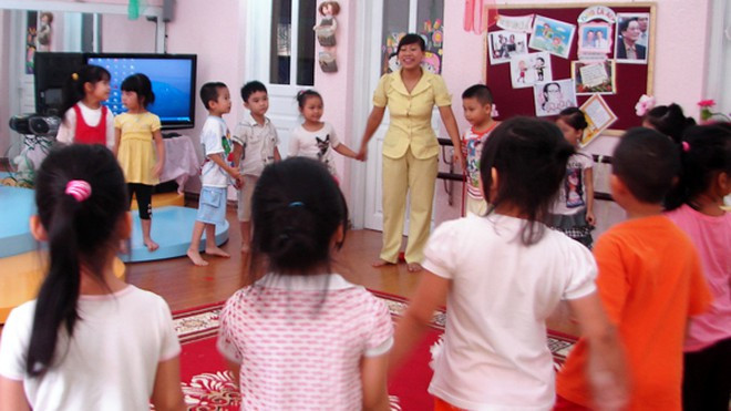 Cả nước thiếu hơn 45.000 giáo viên mầm non Cả nước thiếu hơn 45.000 giáo viên mầm non