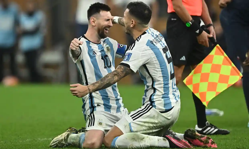Messi và đồng đội vỡ òa chiến thắng trên chấm 11m Messi và đồng đội vỡ òa chiến thắng trên chấm 11m